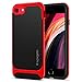 Produktbild Spigen Neo Hybrid Herringbone Hülle Kompatibel mit iPhone SE 2020, iPhone 8 und iPhone 7 -Dante Red