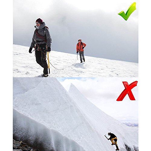 Crampon, Andoer 14 dentes, manganês, aço, crampons, nylon, correia, sapatos, antiderrapante, capa, o