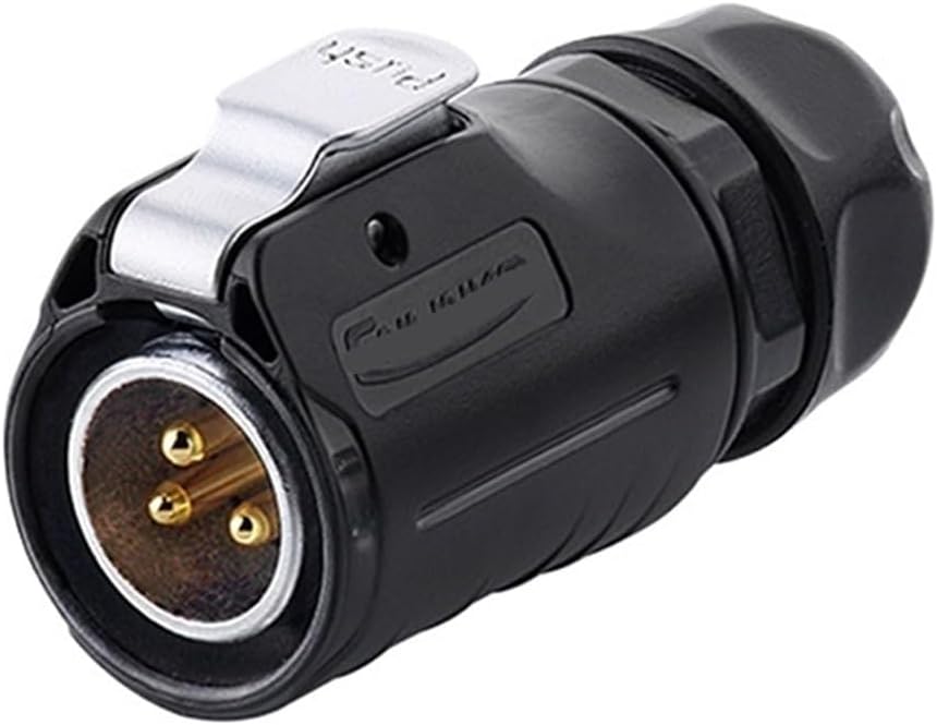 LP-20 Industrial Aviation Socket 3-core 5-hole 20A Power Signal Connector(Male plug)