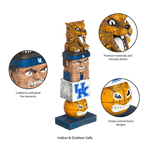 Team Sports America Evergreen Ncaa Kentucky Wildcats Tiki Totem #TOP3