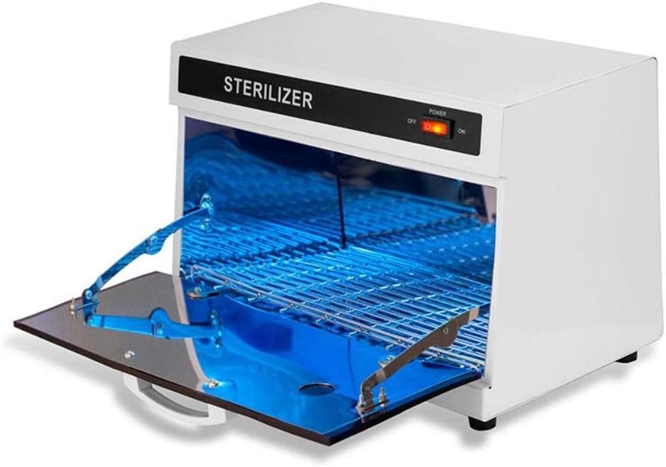 Nail Sterilizer UV Sterilizer Cabinet Salon Professional Tabletop Ultraviolet Sanitizer Box Beauty Barber UV Disinfector Sterilizer