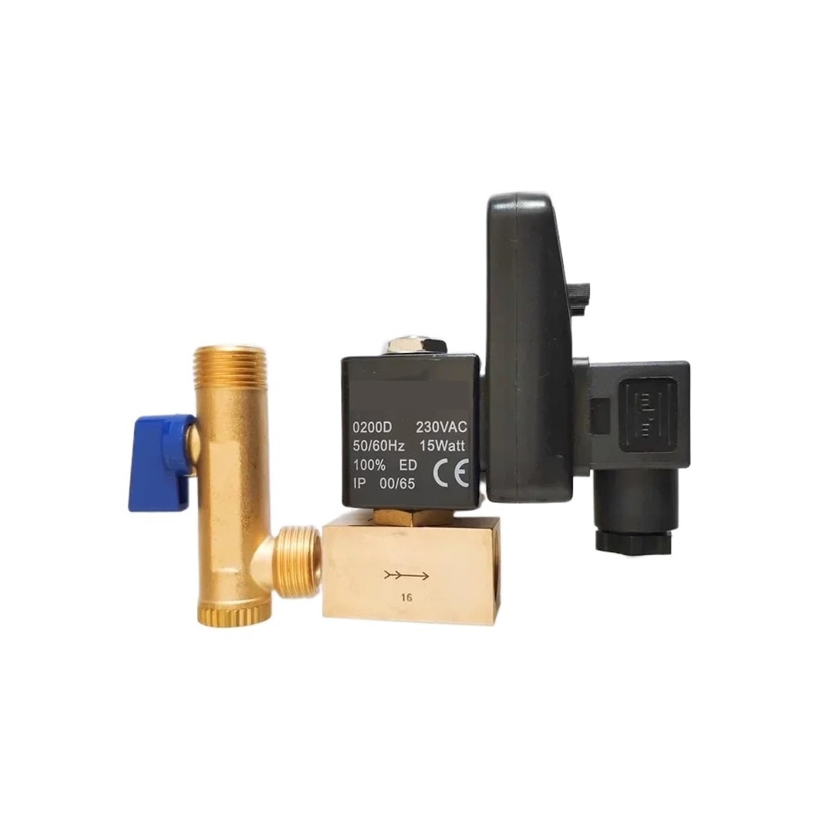 RCGKNNMUZ 1pcs 0200D 15W 20W 220V Air Compressor Electronic Drain Valve Timed Drain Valve(0200D Coil 15W)