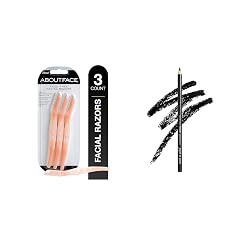 About Face Fuzz-Free Facial Razors for Shaving Exfoliating - Includes 3 Beauty Groomers wet n wild Color Icon