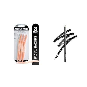 About Face Fuzz-Free Facial Razors for Shaving Exfoliating - Includes 3 Beauty Groomers wet n wild Color Icon