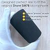 RK Pop Filter Perfectly Compatible with Sure SM7B, SMdB, SM7A, MV7 and Similar Podcast Mics Thick Foam Windscreen Cover Replacement Avoid Noise Against Plosives, High Density Black