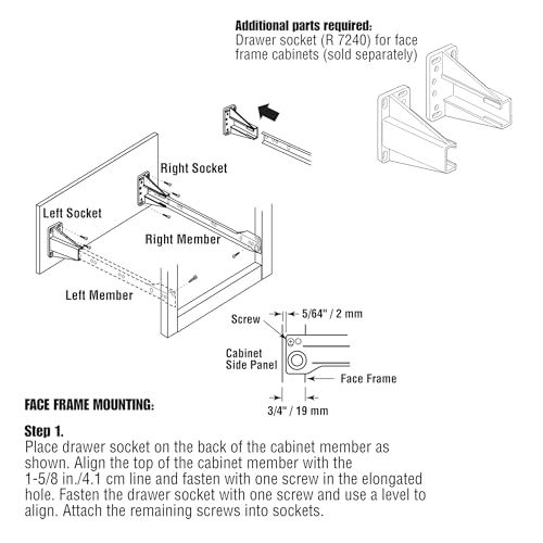 Prime-Line R 7210 Drawer Slide Kit, 15-3/4 In., White, 1 Pair by PRIME-LINE - Used condition - Image 5