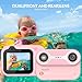 mafiti Kids Waterproof Camera Underwater Camera 10FT with 32GB Card Floatable Pool Toys Gifts for Kids Age 4-12 26MP Photos 1080P HD Videos Children Selfie Digital Camera Pink