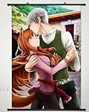 Anime Spice and Wolf Home Decor Wall Scroll Poster Fabric Painting Janpan Art Cosplay Horo 23.6 x 35.4 Inches-157[A]