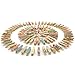 100pcs Z Zicome Mini Colorful Natural Wooden Photo Paper Peg Pin Clothespin Craft Clips
