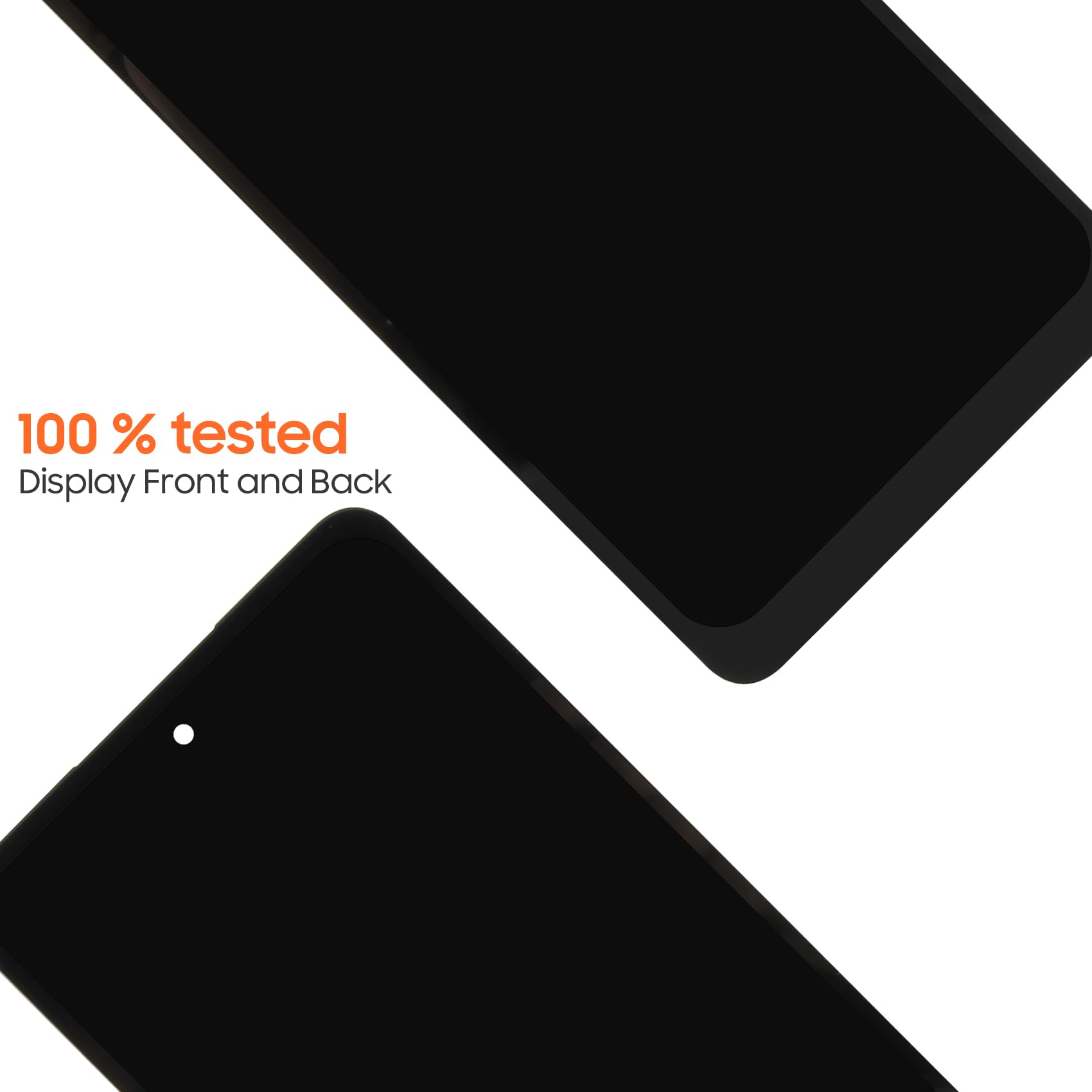 AGCUT Schermo LCD per Samsung A52s 5G LCD Display per Samsung Galaxy A52s 5G SM-A528B SM-A528B/DS 6,5 Pollici Digitalizer Touchscreen Assembly con Strumenti (Nero Incell, senza impronta)
