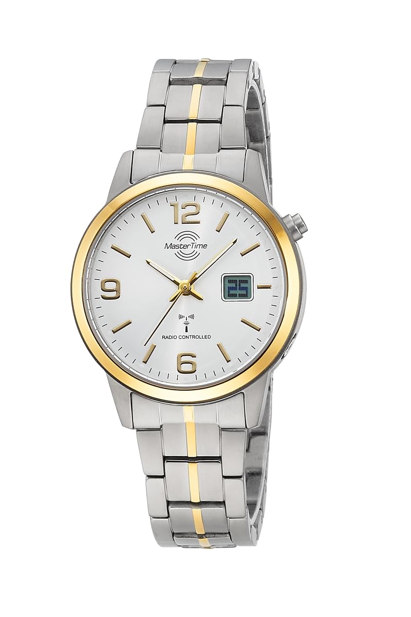 Master Time Funk Quarz Damen Uhr Analog-Digital mit Titan Armband MTLT-10900-42M
