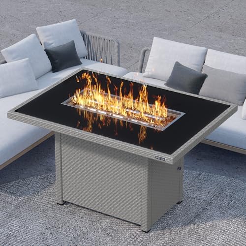 East Oak 44'' Propane Fire Pit Table,…