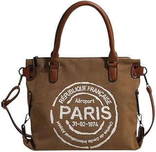 Handbag Women's Canvas Shoulder Bag, Ladies Beach Bag Crossover Bag Bag for Girls Casual