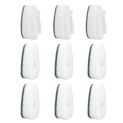 ITTAHO 9 Pack Dish Wand Refills,Non-Scratch Dish Sponge Replacement for Kitchen,Household Cleaning