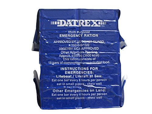 Datrex 3600 Calorie Emergency Food Bar for Survival Kits, Disaster Preparedness, Survival Gear, Survival Supplies, Schools Supplies, Disaster Kit 1 pack