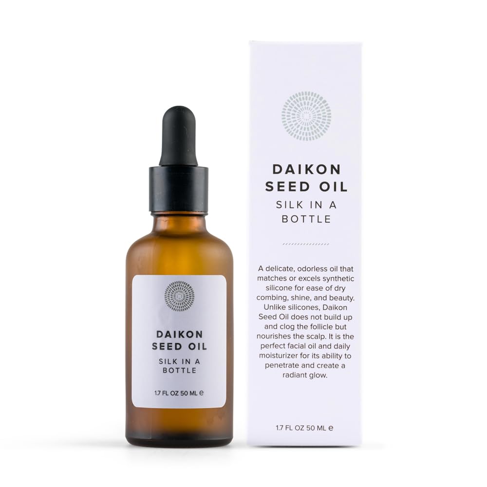 Hairprint Daikon Seed Oil | Lightweight Moisturizer & Conditioner | Nourishes & Softens Hair & Skin | Rich in Essential Fatty Acids & Vitamins | Non-Greasy | Non-Toxic Formula (4 Fl Oz)