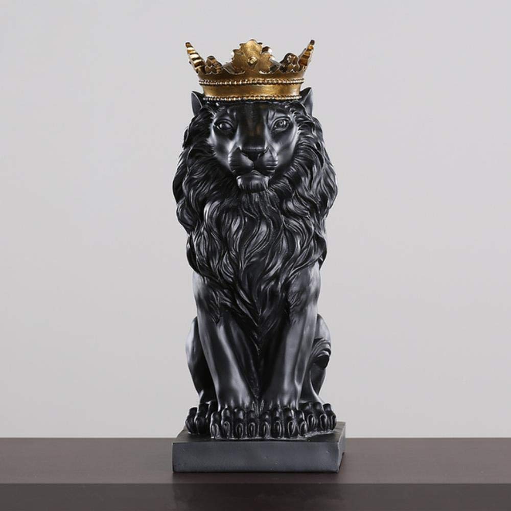 Messing Löwen Figur - Retro Tier Statue Für Deko Zuhause, Büro & Garten (44 G)