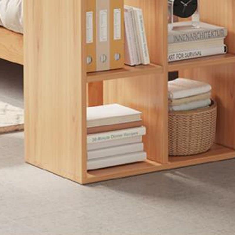 Miniatura 7 de CraftThink Organizador de almacenamiento en cubos, estantería de almacenamiento de 6 cubos, estante de madera, estantería de pie con estantes de 2