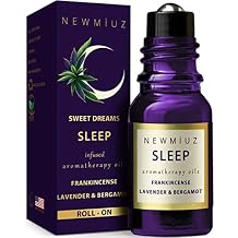 Sleep Well Roll On Essential Oil Anti Stress Calming Aromatherapy Stick Blend Lavender Bergamot Frankincense Destress Relaxation Stress Gift for Women