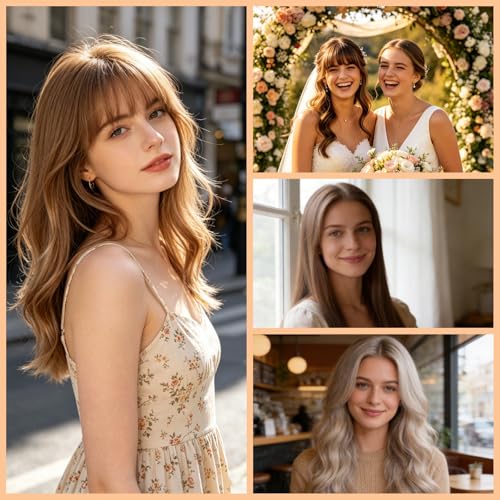 Benehair Human Hair Topper for Women Real Human Hair, 360° 3D Cover Clip in Hair Bangs Real Hair Toppers Dark Brown Hair Topper with Side Bangs for Daily Wear Thinning Hair 11 Inch by Benehair - Image 7
