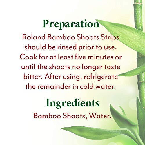Roland Foods Bamboo Shoots, Strips, 6 Pound 7 Ounce Can