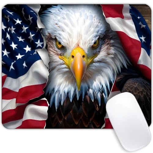 American Eagle Flag Mouse pad Customized Mousepad Non-Slip Rubber Base Mouse Pads for Computers Laptop Office Desk Accessories Mouse pad