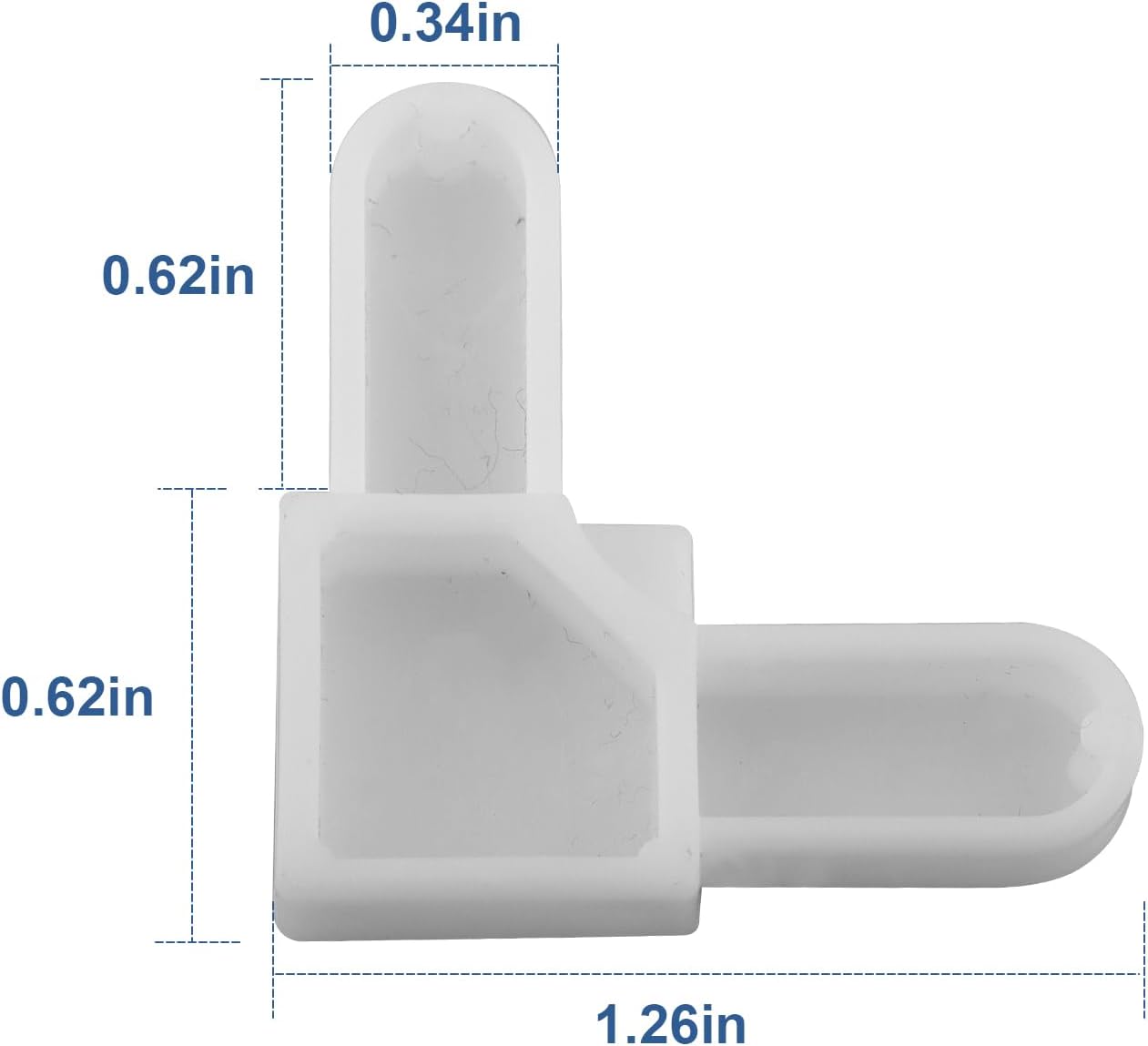 PL 14336 Mobile Home Screen Frame Corner for Prime-Line 1/4x5/8 in. Plastic