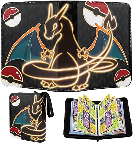 Glitter Card Binder 400 Pockets Glitter Trading Card Folder Sports Collection Holder Albums Game Book Organizer for Photo Football Basketball Yugioh TCG MTG Cards