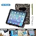 ACEGUARDER Apple Ipad Air Ipad 5 Case Waterproof Rainproof Shockproof Kids Proof Case for Ipad 5 (Gifts Outdoor Carabiner + Whistle + Handwritten Touch Pen) (Aceguarder Brand) (CAMO/BLACK)