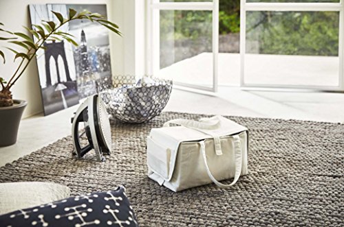 YAMAZAKI home Tower 2-in-1 Ironing Mat and Bag WH Space saving One Size White - Image 2