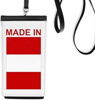 DIYthinker Made in Peru Country Love Phone Wallet Purse Hanging Mobile Pouch Black Pocket