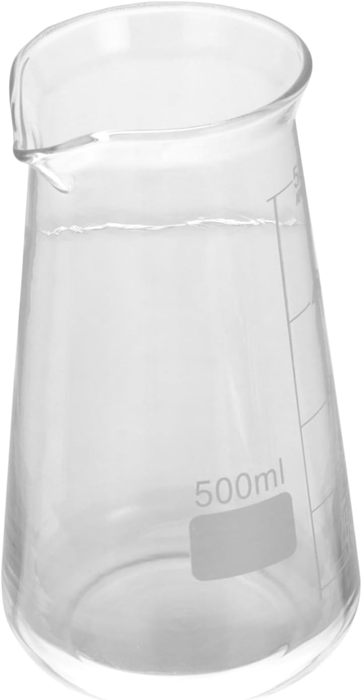 Alipis High-temperature Resistant Glass Beaker Graduated Lab Cup for Precise Liquid Measurement for Experiments Kitchen and Baking