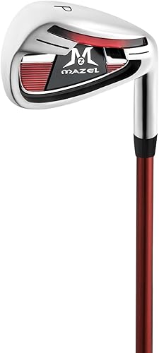 Miniatura 32 de MAZEL Hierro de golf individual 1,2,3,4,5,6,7,8,9, Hierro de golf con ejes de acero para golfistas diestros
