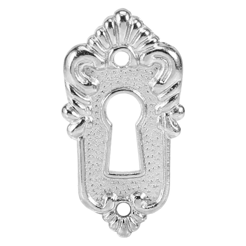 Verrous de tiroir KiraKira en alliage de zinc style antique argenté pour meubles, lot de 2