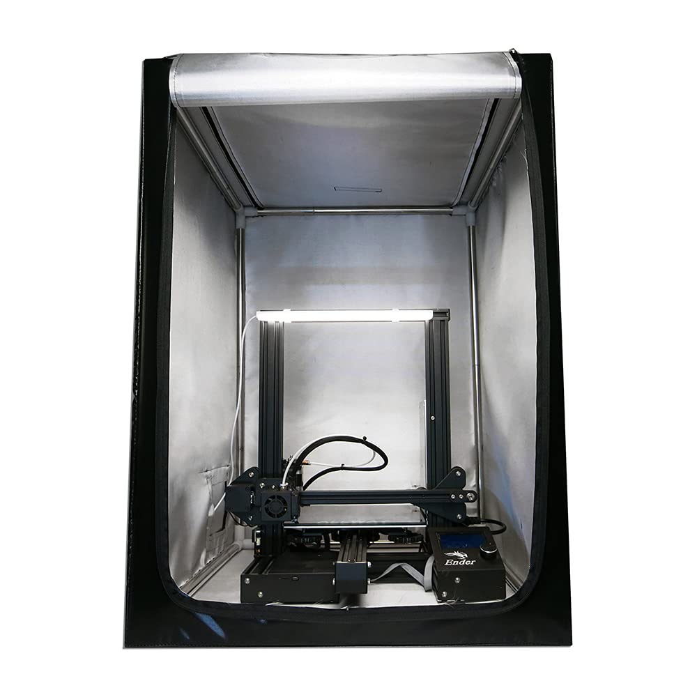 Custodia per stampante 3D, temperatura costante, insonorizzante, antipolvere, riscaldante con luce, compatibile con Ender 3 V2, Ender 3 Pro/Ender 3S / CR-10 / CR20 Pro Prusa i3 custodia protettiva