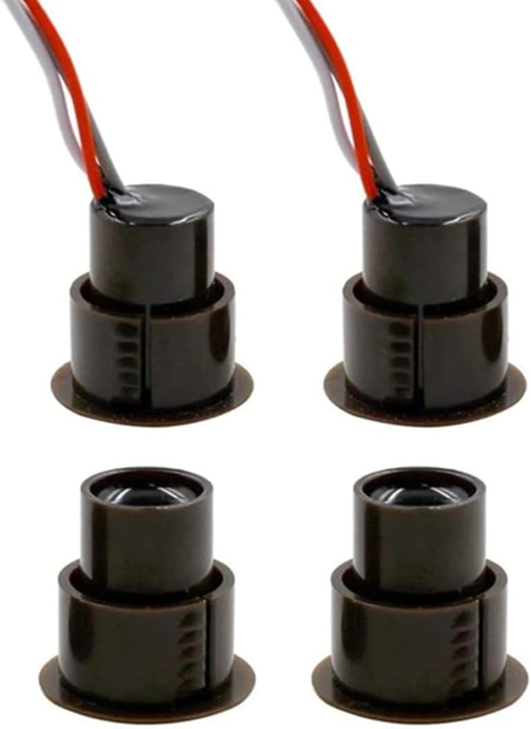 2 Sets Magnetic Reed Switch RC-36 NC+NO Recessed Security Window Door Contact Sensor Alarm Magnetic Reed Switch