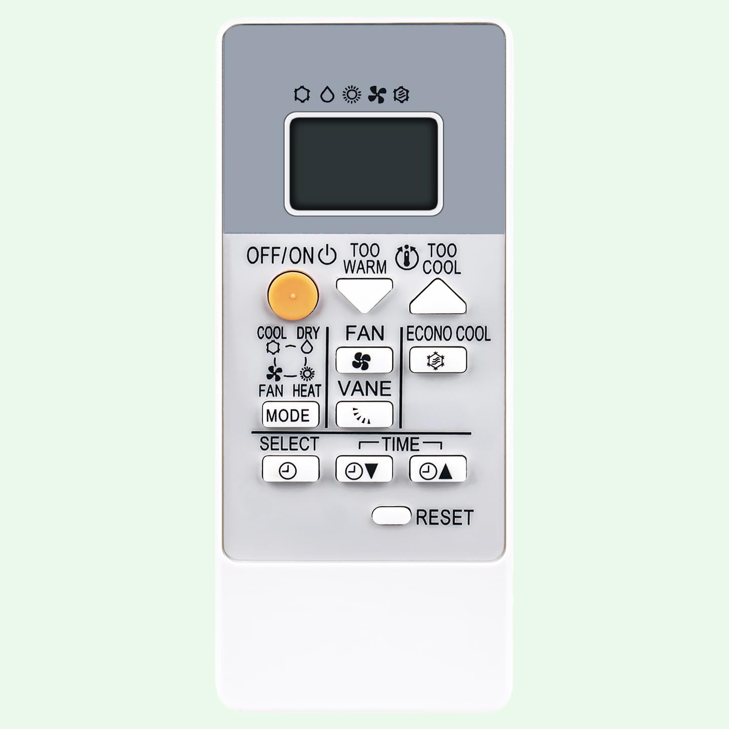 Ac Remote Symbols Mitsubishi Mini Split Auto Mode Wall Remote