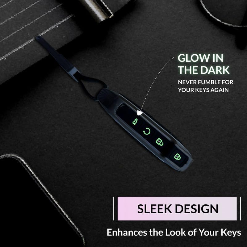 Image of NEODRIFT 'KeyShield' Car Key Cover for Kia Seltos (Shape 1, 04 Buttons) (Durable, Stylish and 360 Protection)