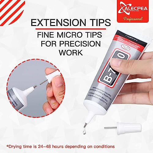 B-7000 Craft Glue for Jewelry Making - 15ml/0.5oz (2 Pack) - Multi-Function B-7000 Super Adhesive Glues Liquid Fusion Glue for Rhinestones Crafts, Clothes Shoes, Fabric, Jewelry Making, Cell Phones - Image 4