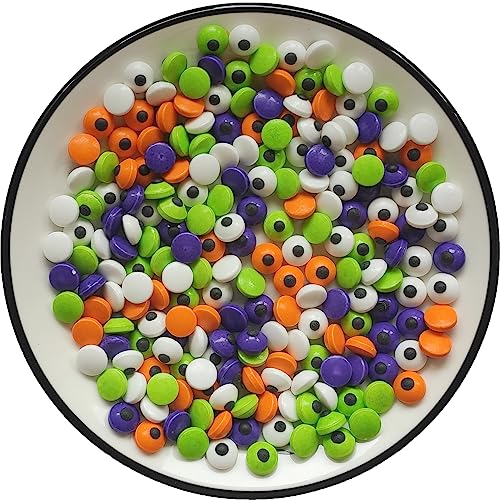 Bunte essbare Zuckeraugen Halloween Streusel Deko-Augen Kuchen Cupcake Topper Keksdekorationen Dessertstreusel Augapfel süßigkeiten streusel für die tägliche Kuchendekoration zu Weihnachten