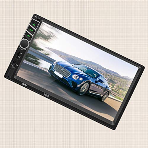 Wakauto Tela sensível ao toque Mp5 Player de 7 polegadas sem fio, chamada viva-voz, navegação GPS pa