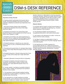 Paperback DSM-5 Desk Reference (Speedy Study Guides) Book