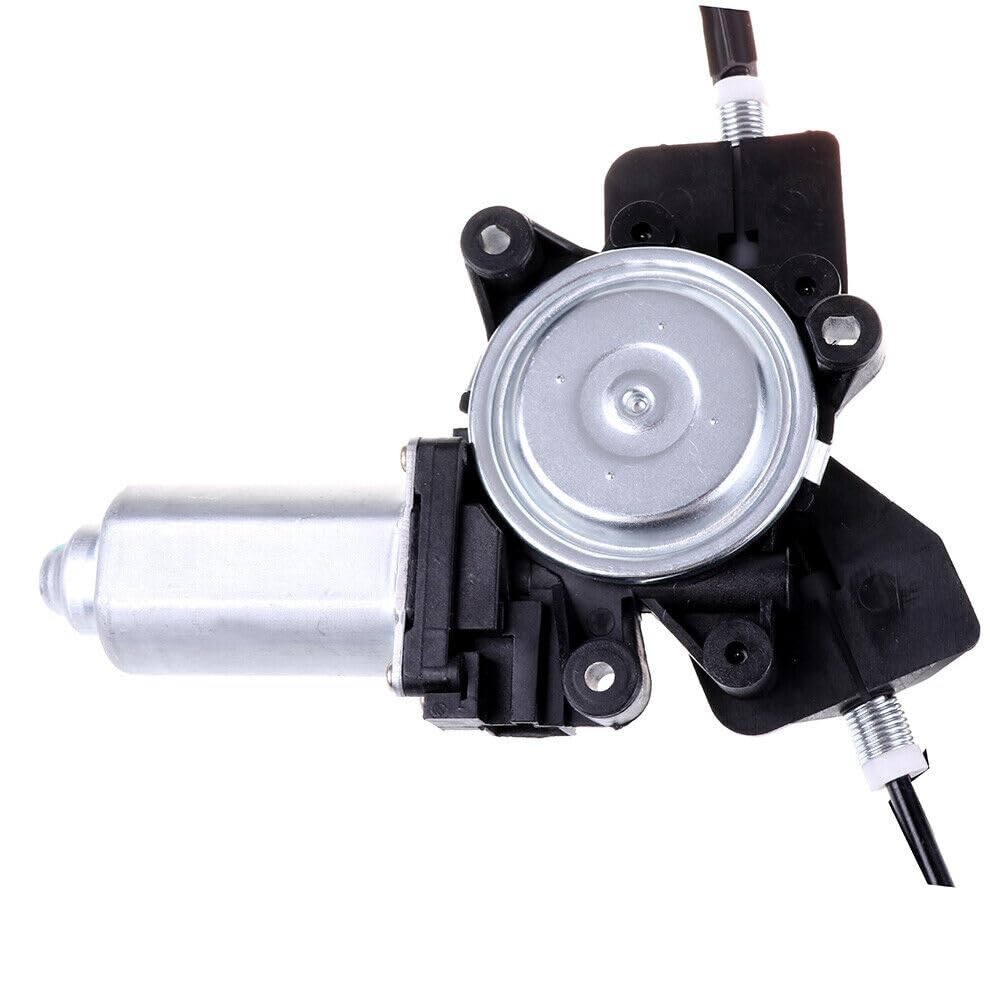 Power Window Regulator Front Left with Motor Plastic Steel for Chrysler for Town & Country 3.3L 2004-2007,for Dodge for Caravan 2.4L/3.3L 2004-2007 for Grand Caravan 3.3L 2004-2007