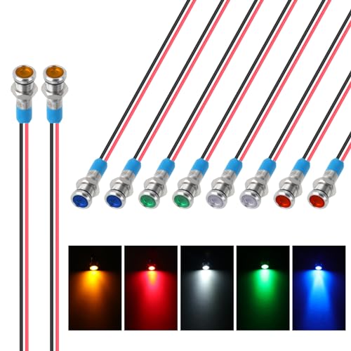 Kyrio LED Anzeigeleuchten 6mm 10 Stück