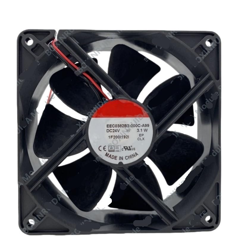 Ventilateur 24V 9,2W à fort flux thermique EEC0382B1-000C-A99 pour serveur