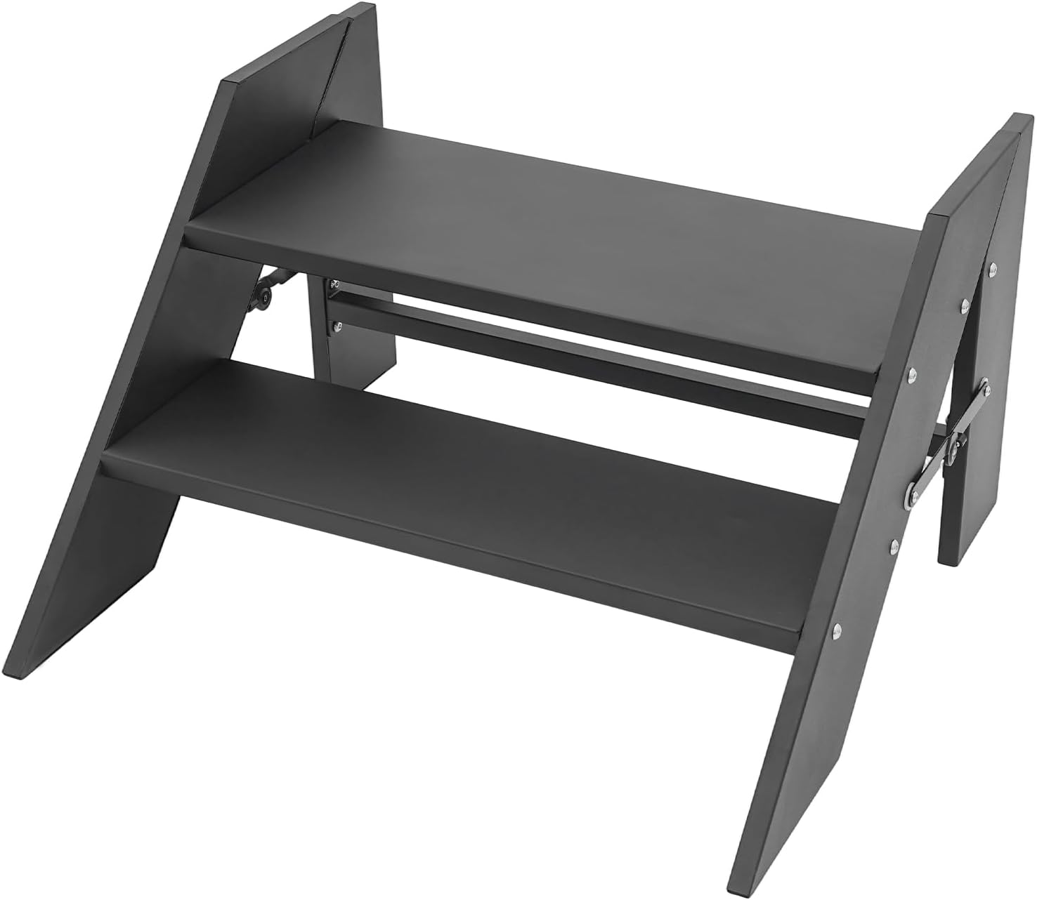 Step Ladder,Foldable 4 Step Stool,Folding RV Steps with Handrail,Camper Steps Outdoor,for Reaching High,Travel Trailer,Mobile Home