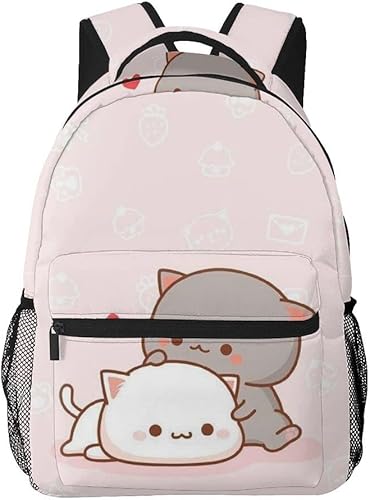 Ganiokar Mochila con estampado gráfico de dibujos animados, mochila escolar ligera, paquete de viaje, mochila multifuncional, Color 1, Mochilas tipo