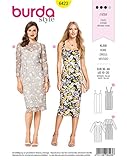 Nicht zutreffend Burda Schnittmuster 6423 Kleid, Weiß, 36 bis 46 (38 bis 48 FR)