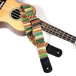 CZDYUF Sangles De Guitare Folk Acoustique d’impression De Style National Ceintures De Ukulélé De Basse Électrique Réglables en Cuir Épaissi - Les Beatles, Paul McCartney, John Lennon, RIngo Starr, George Harrison CZDYUF Sangles De Guitare Folk Acoustique d'impression De Style National Ceintures De Ukulélé De Basse Électrique Réglables en Cuir Épaissi – Image 4