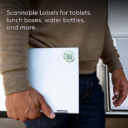 Tile Mate (2022) Lokalizator Bluetooth do znajdowania kluczy, toreb i innych przedmiotów, 1 Pak, zasieg 60m, aplikacja iOS i Android, Czarny + Etykiety Tile Lost and Found, Forest Green